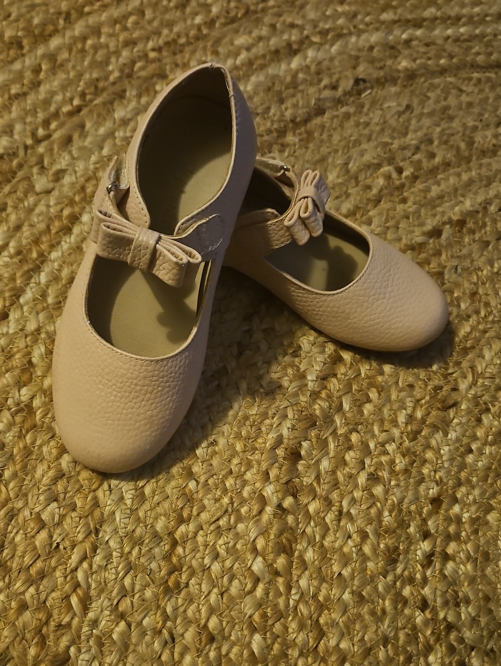 Elephantito EU 28 US 11.5 Girls Leather Pink Bow Mary Jane Kids Shoes